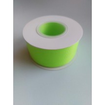 ОПТ Лента репсовая премиум 4 см*20 ярдов, цв. лаймовый 57